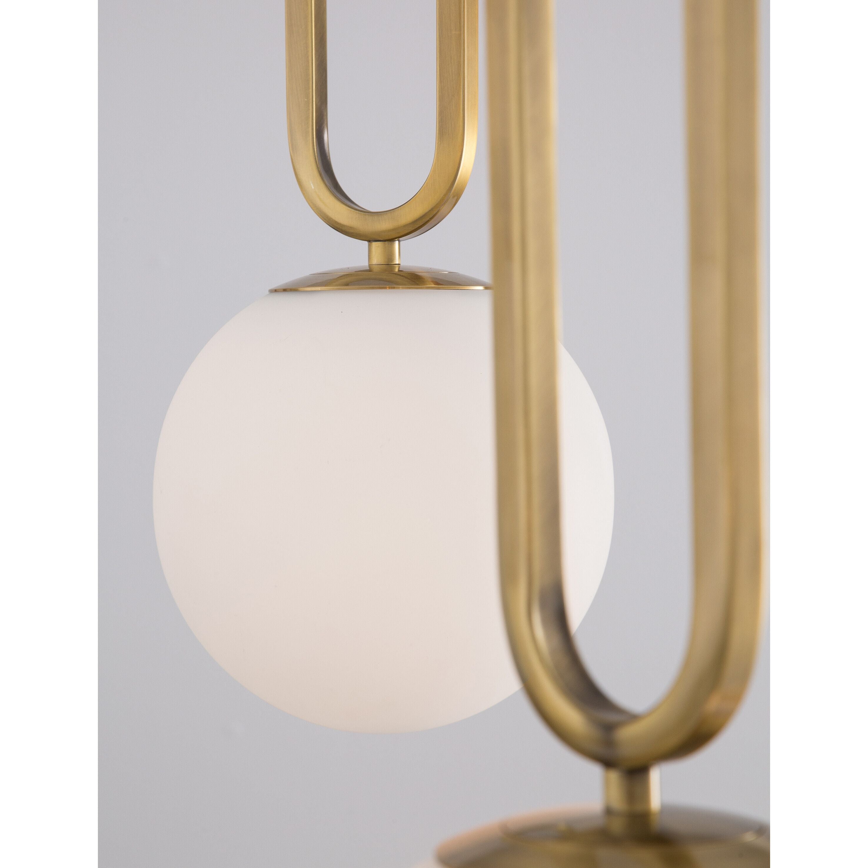 Hanglamp melkwitte glazen lampenkap - dimbaar